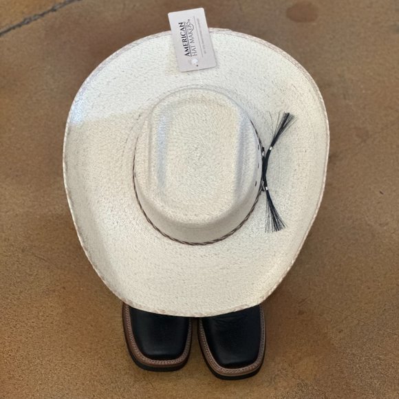 Roper - Womens Straw Palm Cowgirl Hat - Picture 3 of 7